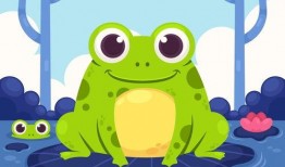 青蛙吃瓜插画头像动漫,动漫插画中的夏日清新美食之旅