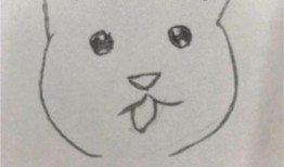 小猫吃瓜的画法,一笔一划绘出清新趣味